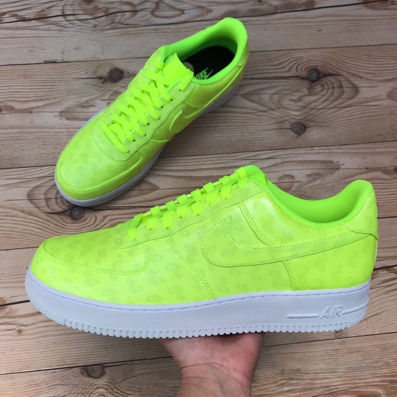 Nike Other - Nike Air Force 1 ‘07 LV8 UV Shoes Volt/White